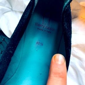 Thierry Rabotin waterproof black slip ons